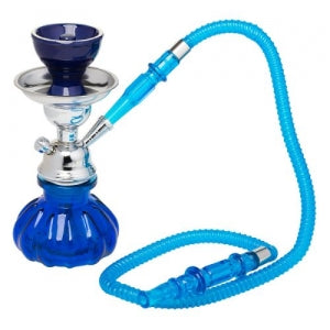 Hookah-Hookah Pipe Small Blue 23 cm (code KS001BLU)